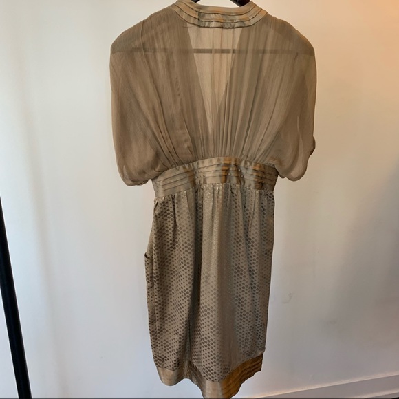 Development Silk Bronze Dress Size 4 - Picture 5 of 6